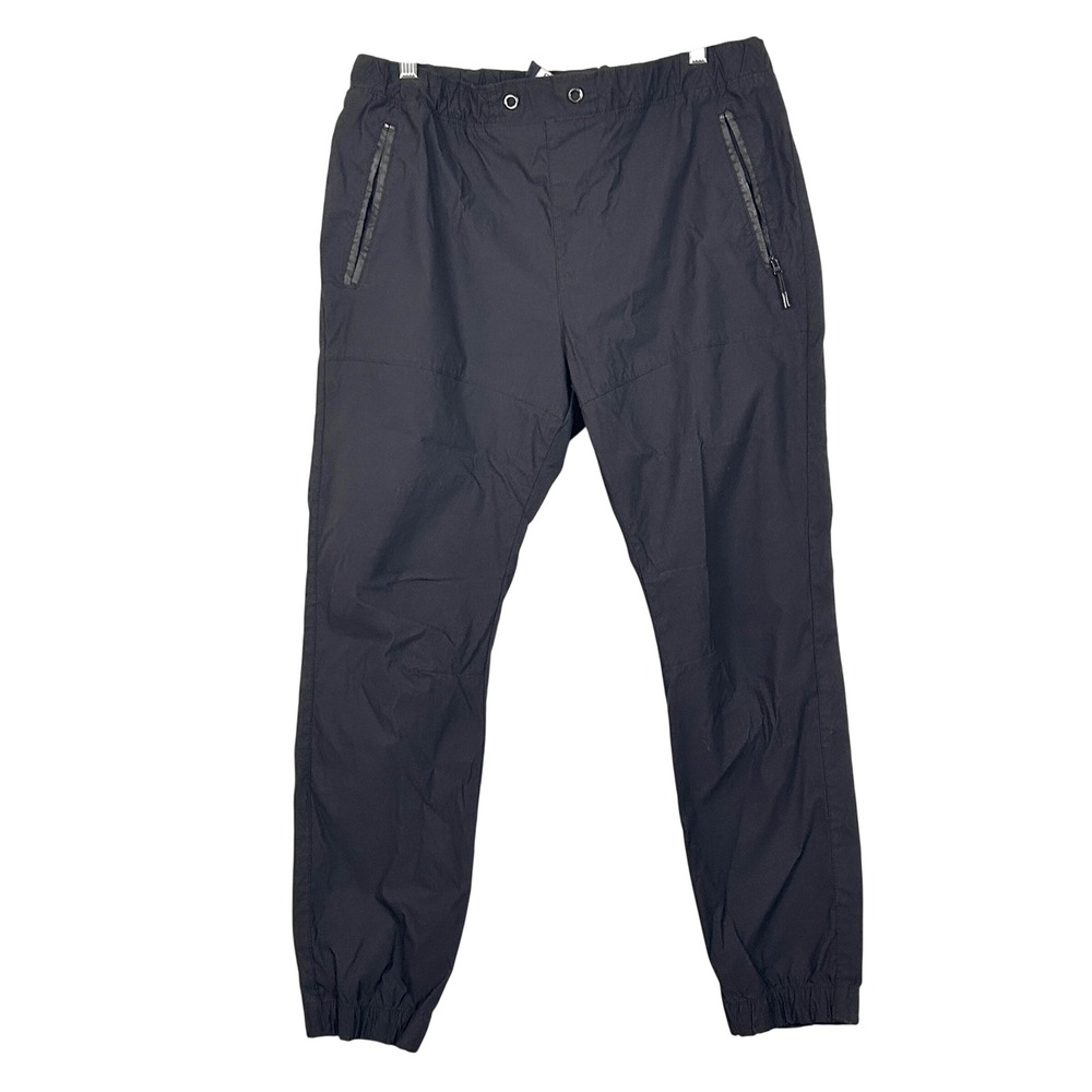 Benjamin Black Jogger Pants Mens XL Nylon Gorpcore Techwear Outdoor Black‎
